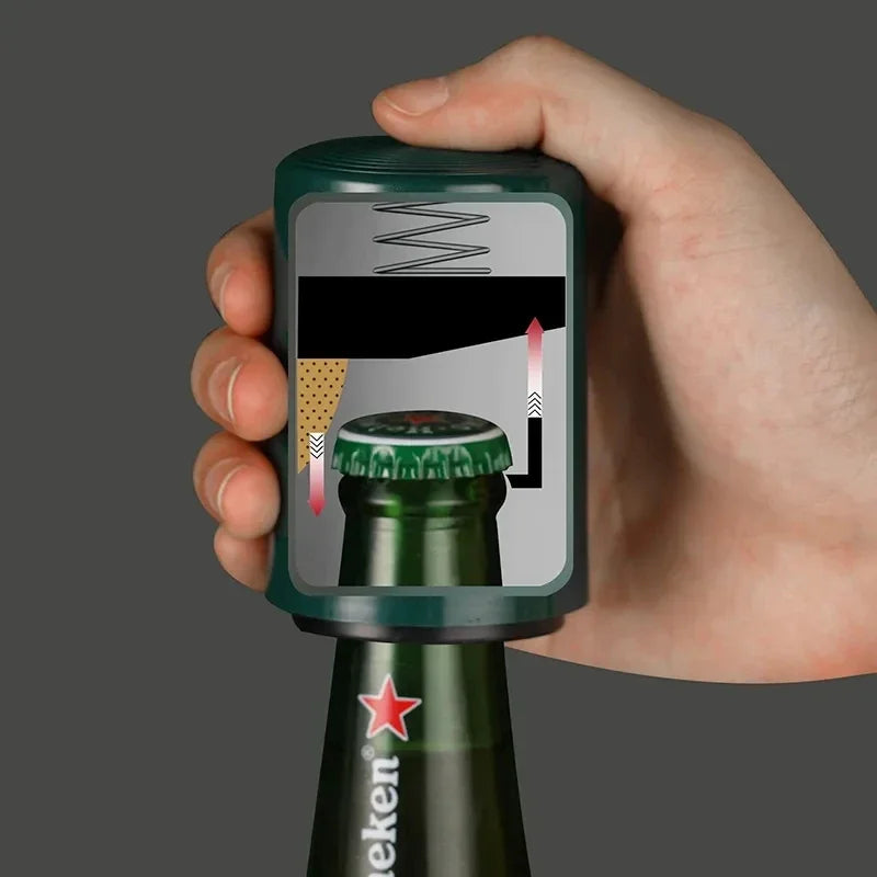 Magnetic Automatic Beer Bottle Opener – Christmas Edition