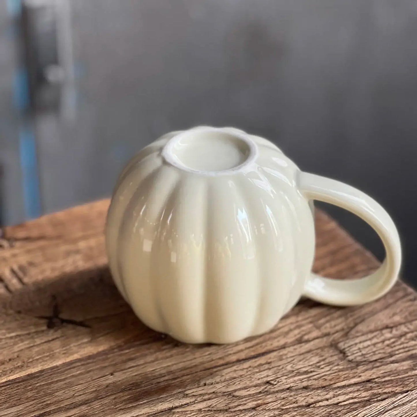 Halloween Ceramic Cup - Pumpkin Shaped