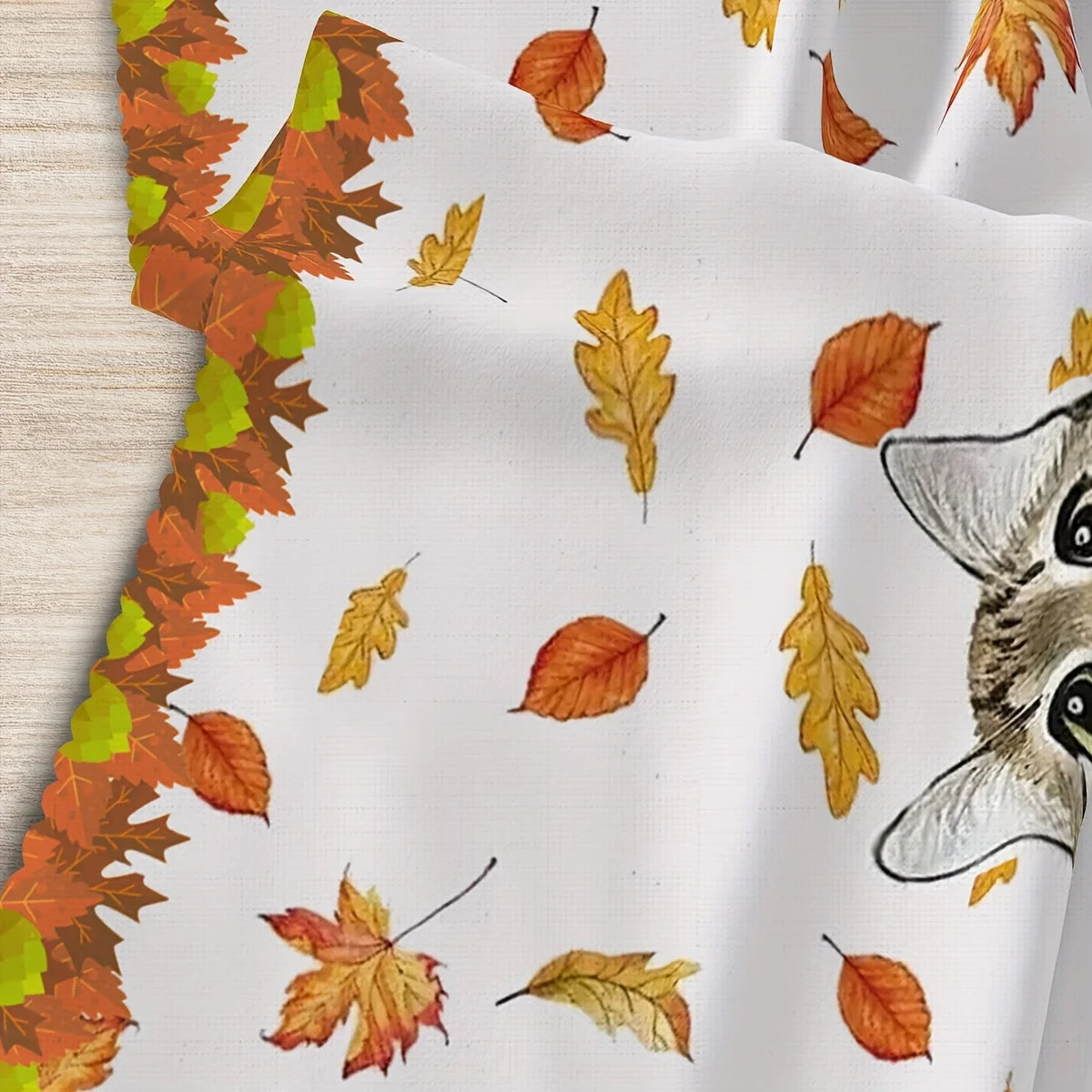 Autumn & Charming Cat Pattern Tablecloth