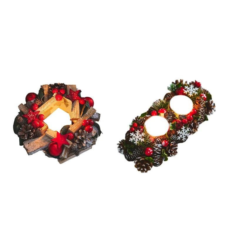 Holiday Candle Holders & Indoor Christmas Ornaments