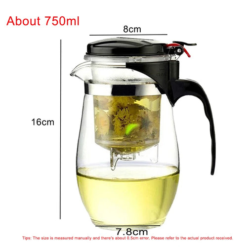 High quality - Heat Resistant Glass Tea Pot