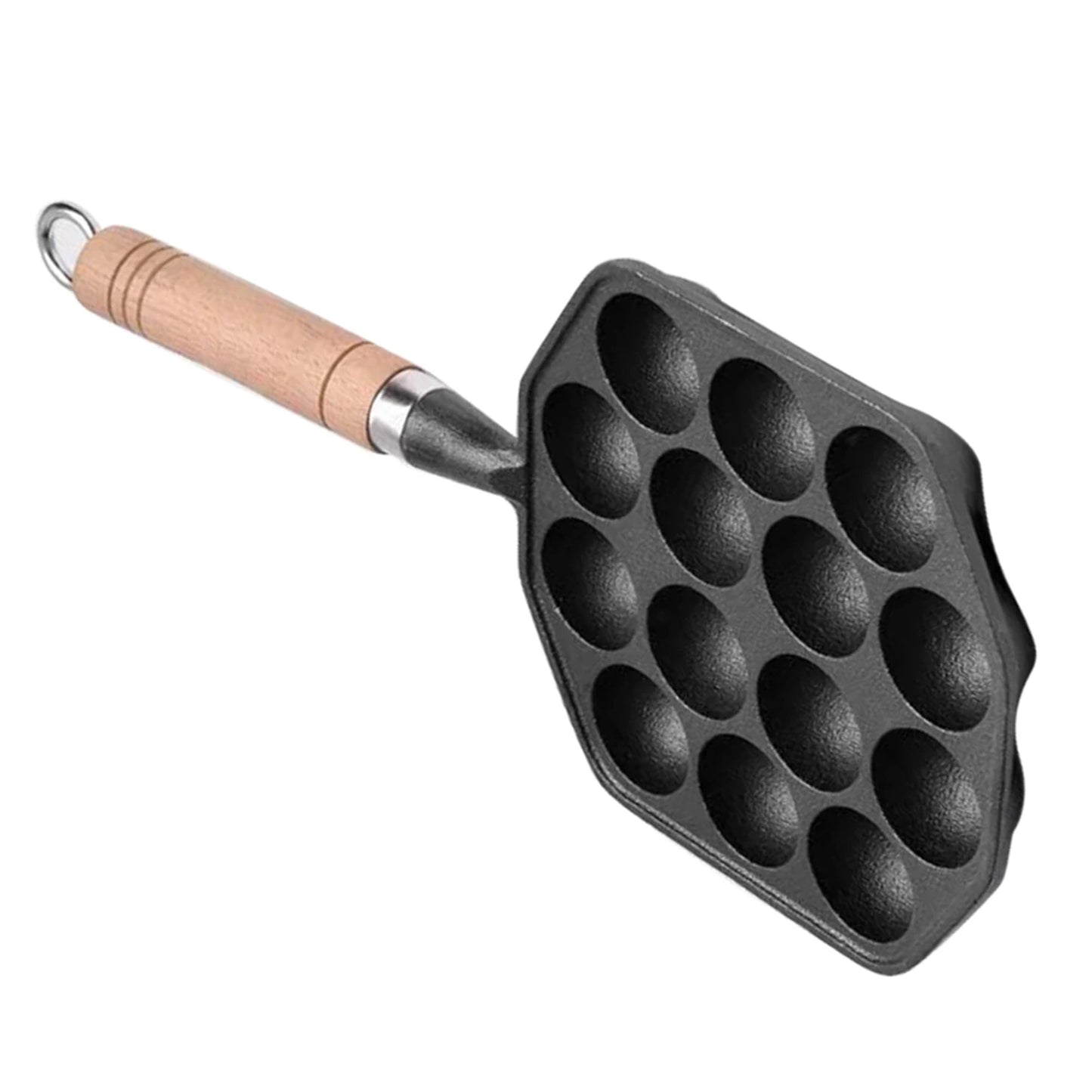 14 Holes Takoyaki Pan Nonstick Cast Iron