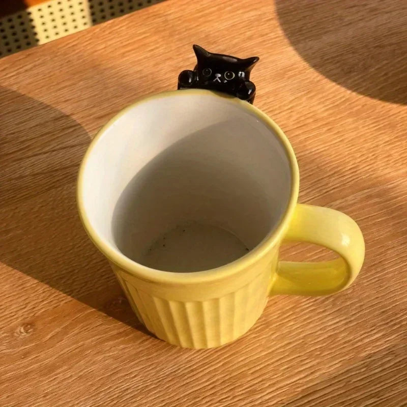 Lovely Cat Mug – Ceramic Coffee/Tea Cup