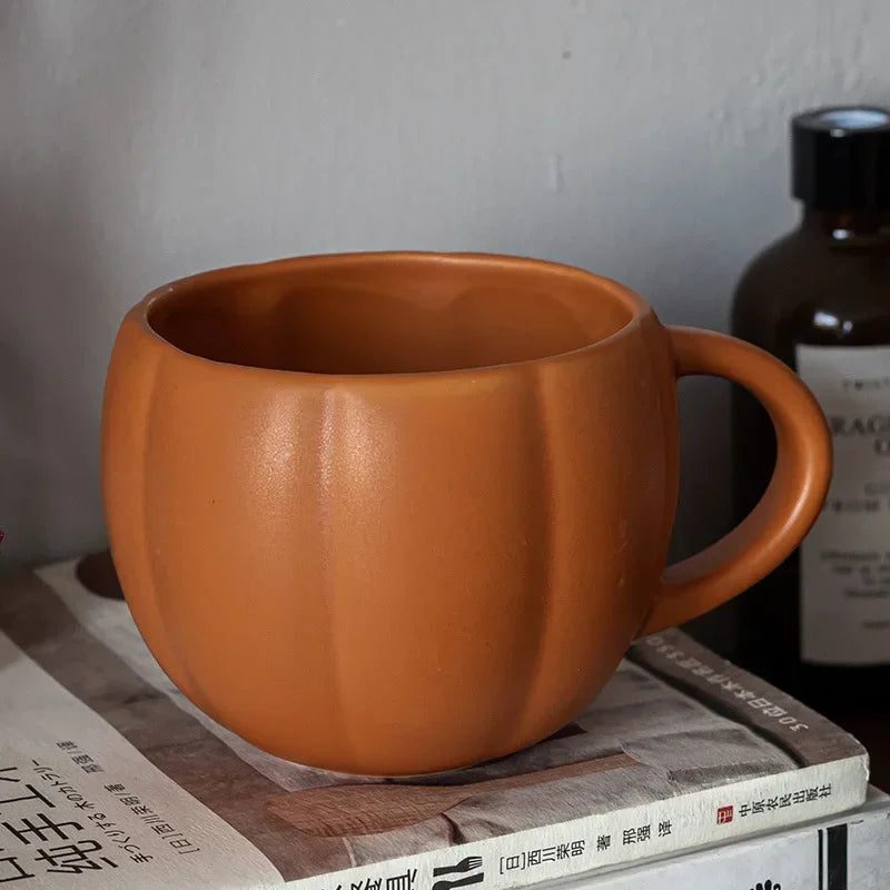 Pumpkin Shaped - Ceramic Coffee/Tea Cups