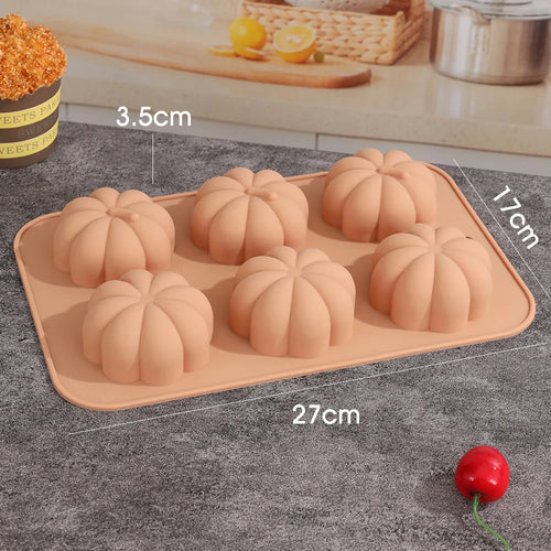 Halloween Pumpkin Mousse Cake Silicone Mold