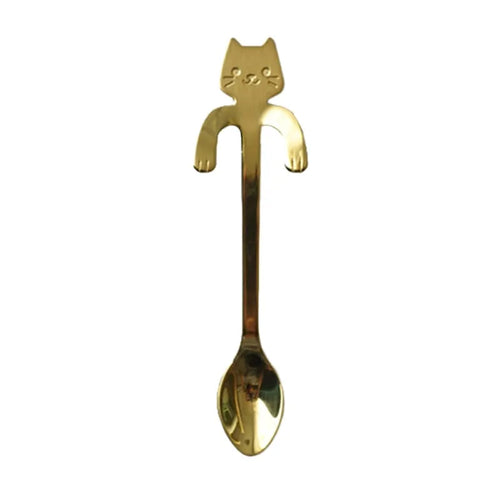 Cute Cat Design Stainless Steel Spoon