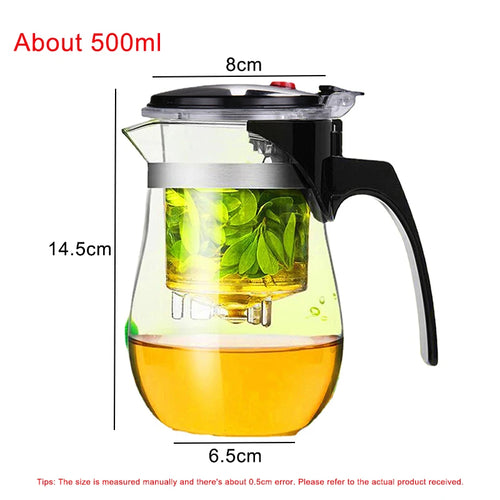 High quality - Heat Resistant Glass Tea Pot