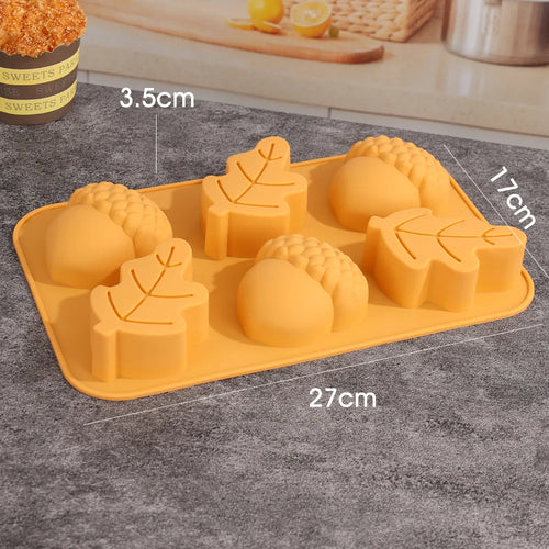 Halloween Pumpkin Mousse Cake Silicone Mold