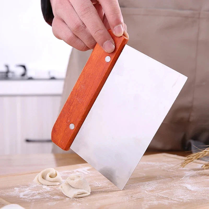 Stainless Steel Pastry Cutter &  Cake Scraper with Scale