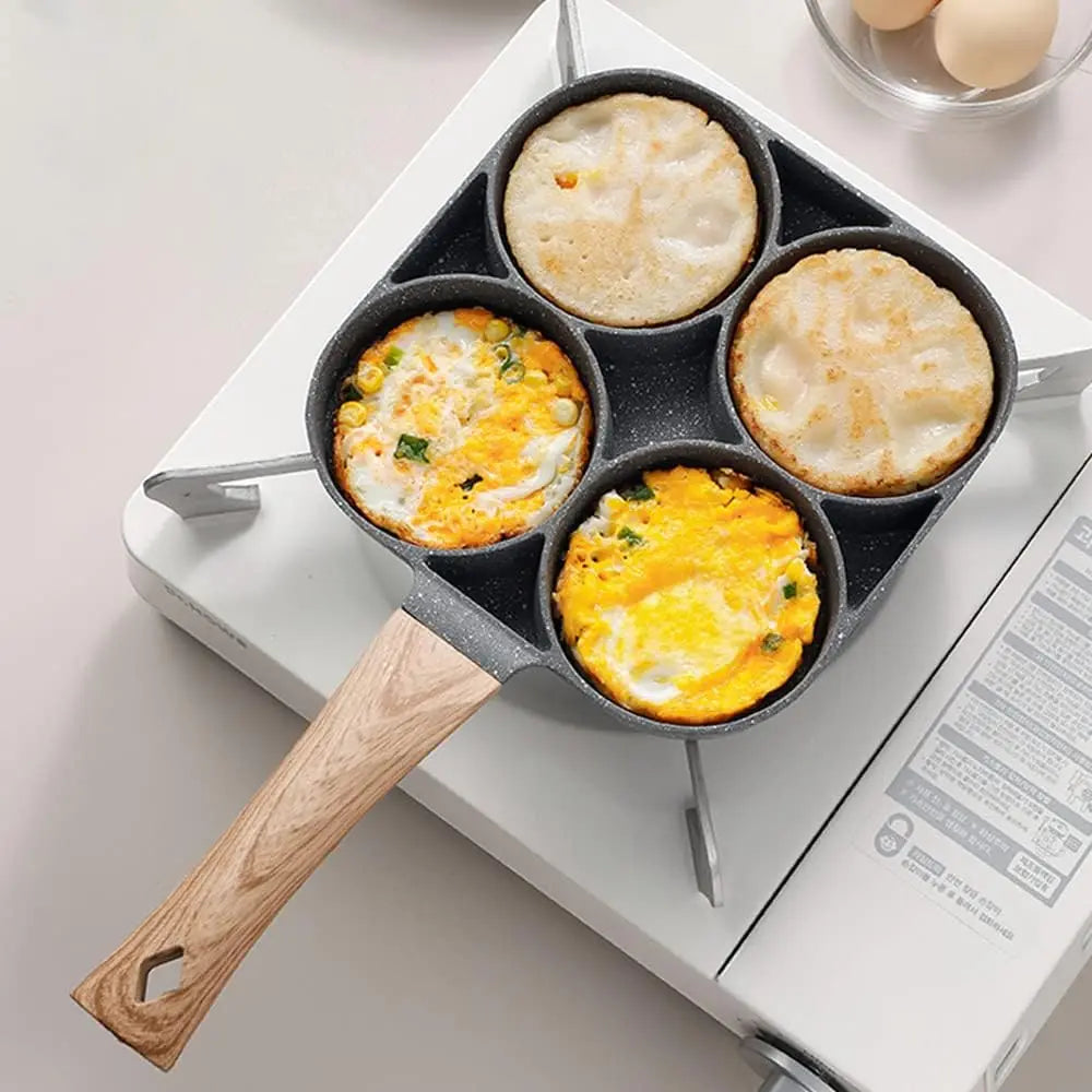 Frying Pan Nonstick - Pancake/Egg Pan 4 - Hole