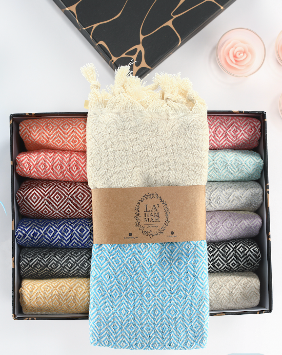 Turkish Cotton Kitchen Hand Towel 2