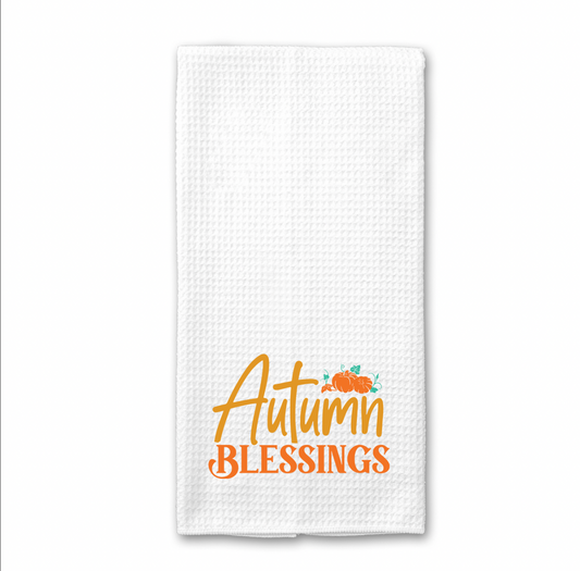 Autumn Blessings Kitchen Towel