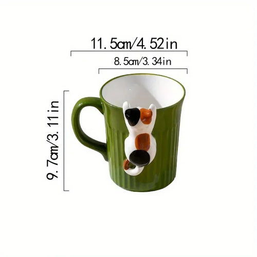 Lovely Cat Mug – Ceramic Coffee/Tea Cup