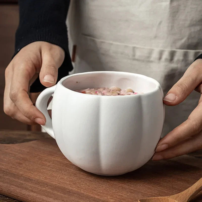 Pumpkin Shaped - Ceramic Coffee/Tea Cups