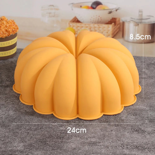 Halloween Pumpkin Mousse Cake Silicone Mold