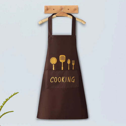 Hand Wiping Oil Proof and Waterproof Kitchen Apron