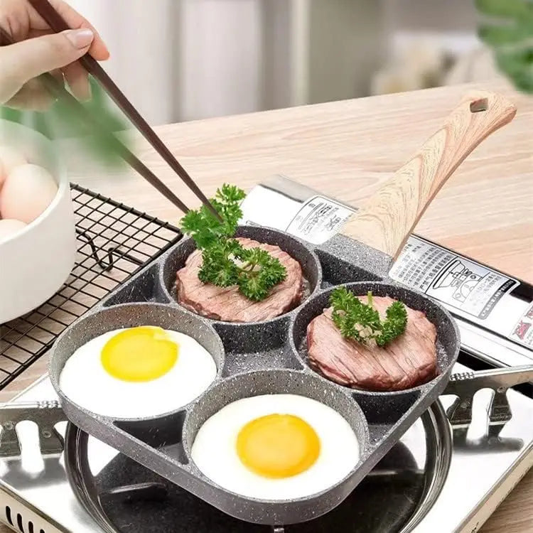 Frying Pan Nonstick - Pancake/Egg Pan 4 - Hole