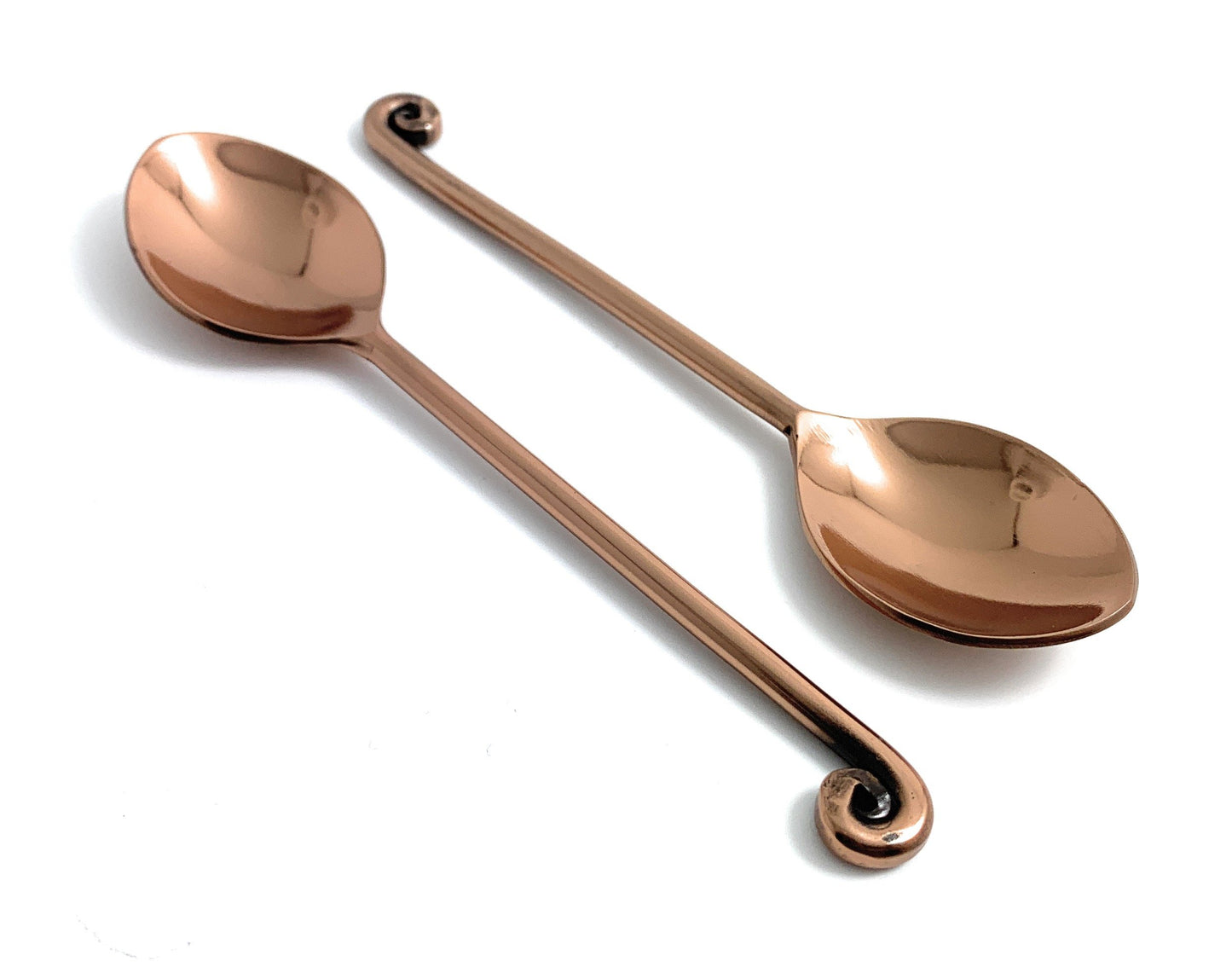 Stainless Steel Copper Tea spoons set of 6