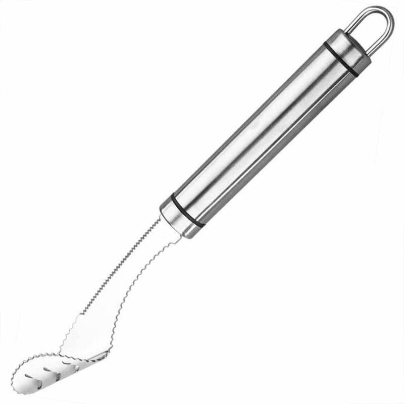 Stainless Steel Curved Chili Corer Knife