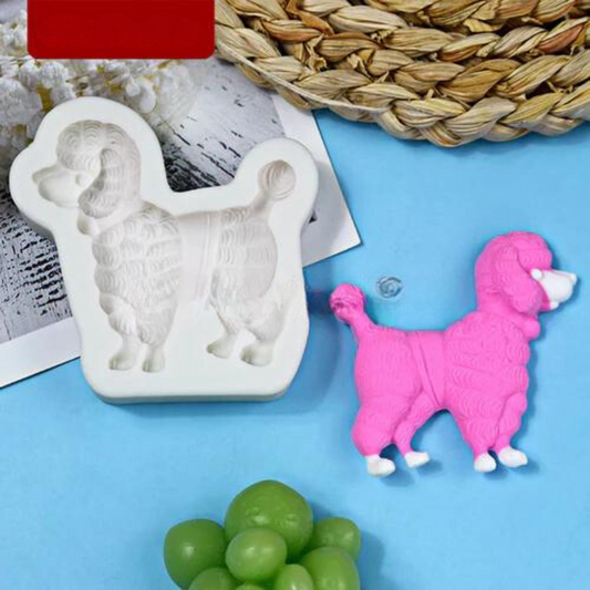 Dog Design Silicone Mold - Chocolate Mould