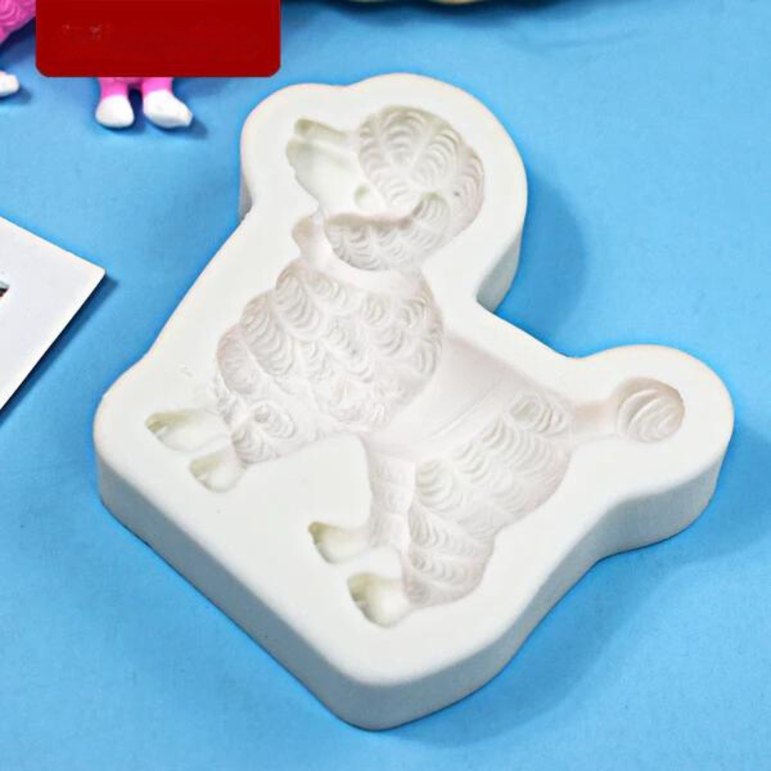 Dog Design Silicone Mold - Chocolate Mould