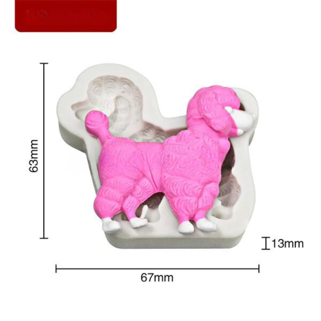 Dog Design Silicone Mold - Chocolate Mould