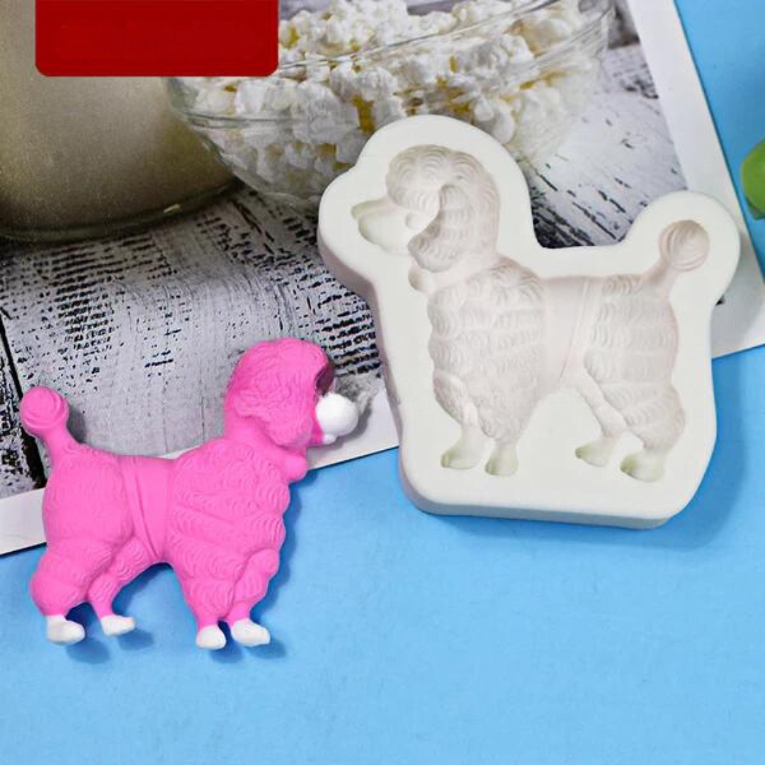 Dog Design Silicone Mold - Chocolate Mould