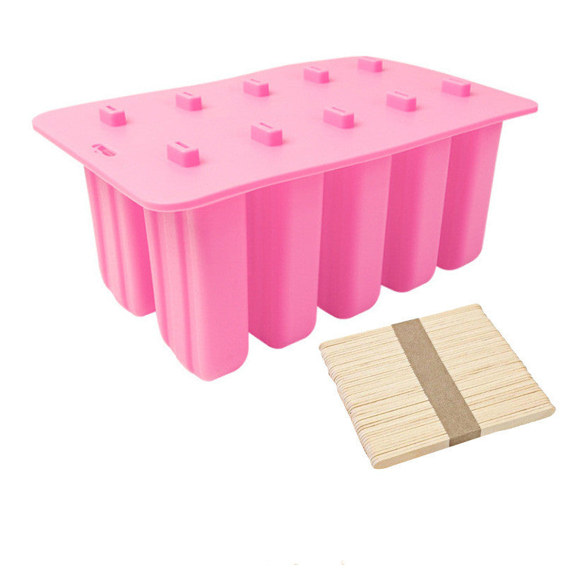 10 Ice Lolly Silicone Mold