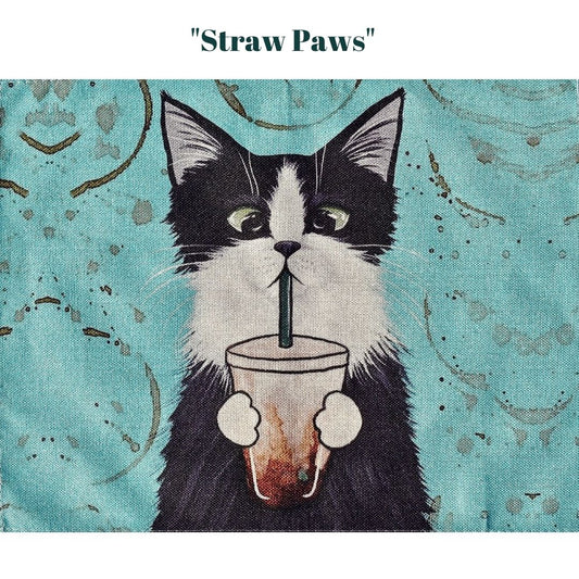 Cool Cats Linen-Cotton Place Mats