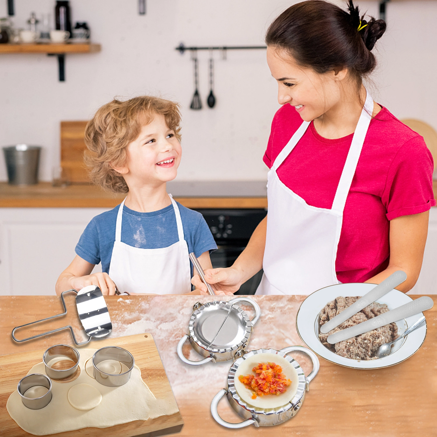 Dumpling Maker set - stainless steel