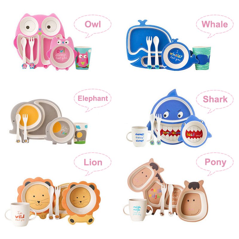 Animal Themed Children's Tableware Set