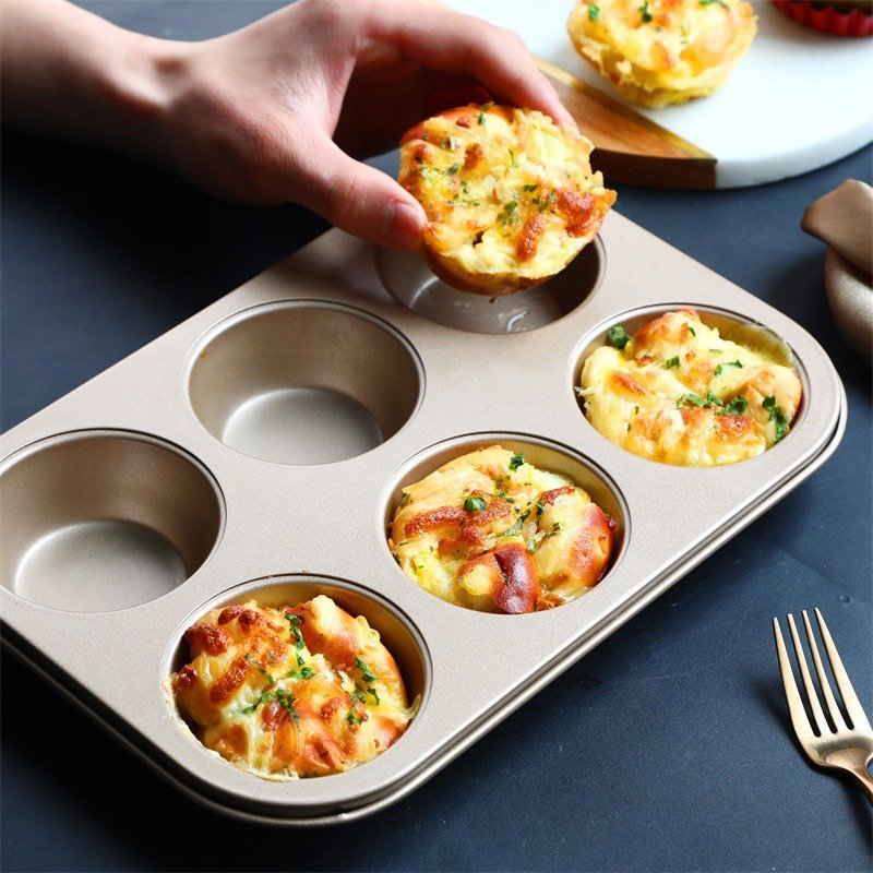 6 - Cup Nonstick Baking Pan