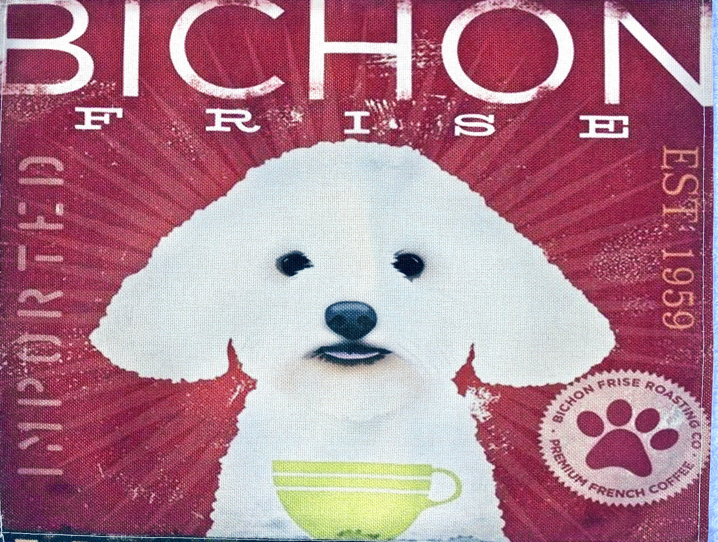 Darling Dogs Linen-Cotton Place Mats