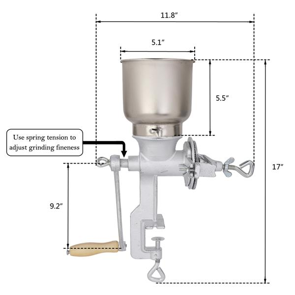 Portable Manual Grain Grinder