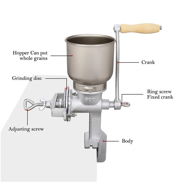 Portable Manual Grain Grinder