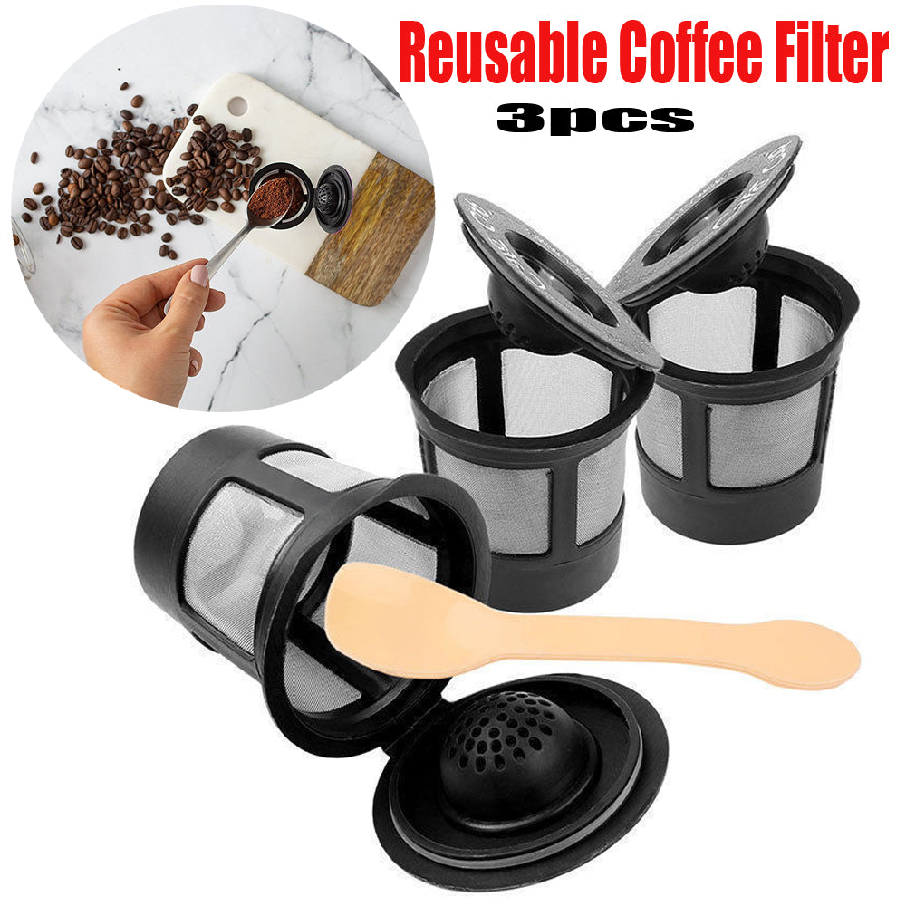 Reusable Coffee Filter Pod with Spoon