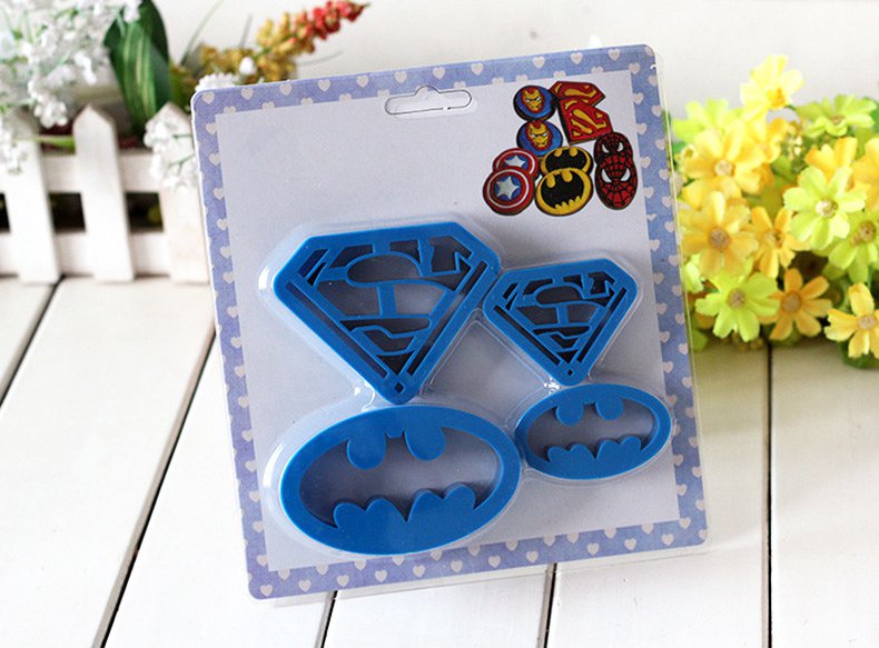 Batman & Superman Logo Cookie Cutter