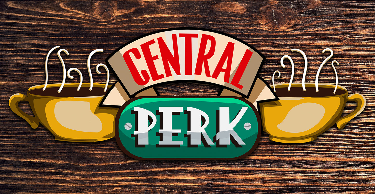 Central Perk Handmade Wooden Sign Kitchen Decor