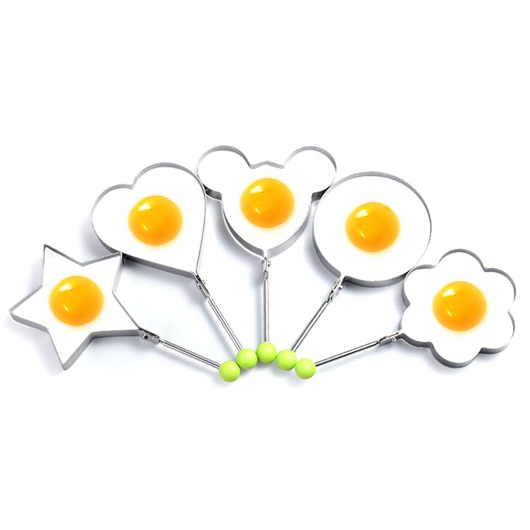 Stainless Steel Egg Mold Set 5pcs