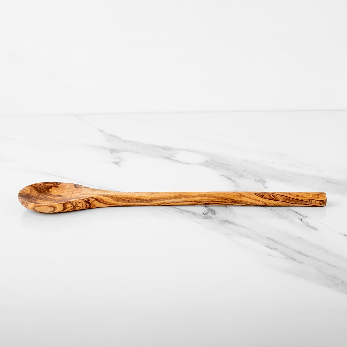 Handmade Olive Wood Round Stirring Spoon