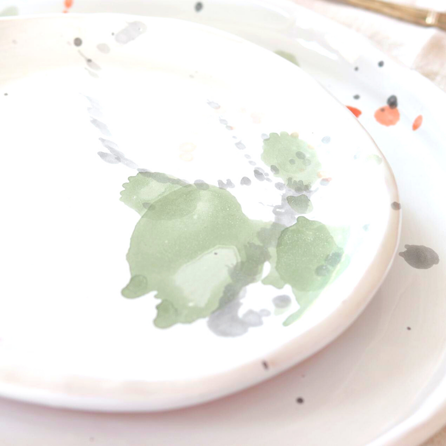 Ceramic Handmade Salad Plate