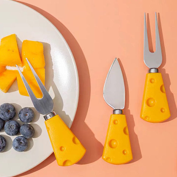 Cheese Themed Cheese Knives