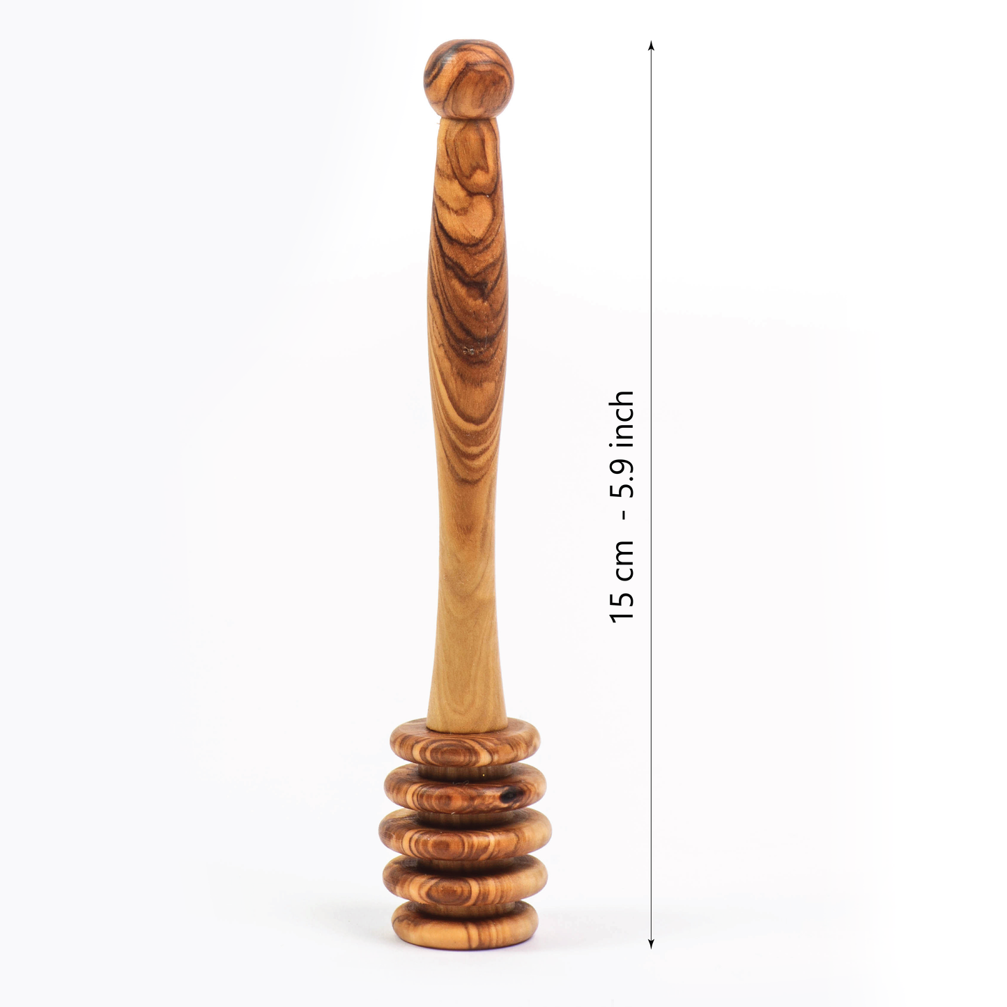 Handmade Olive Wood Honey Dipper