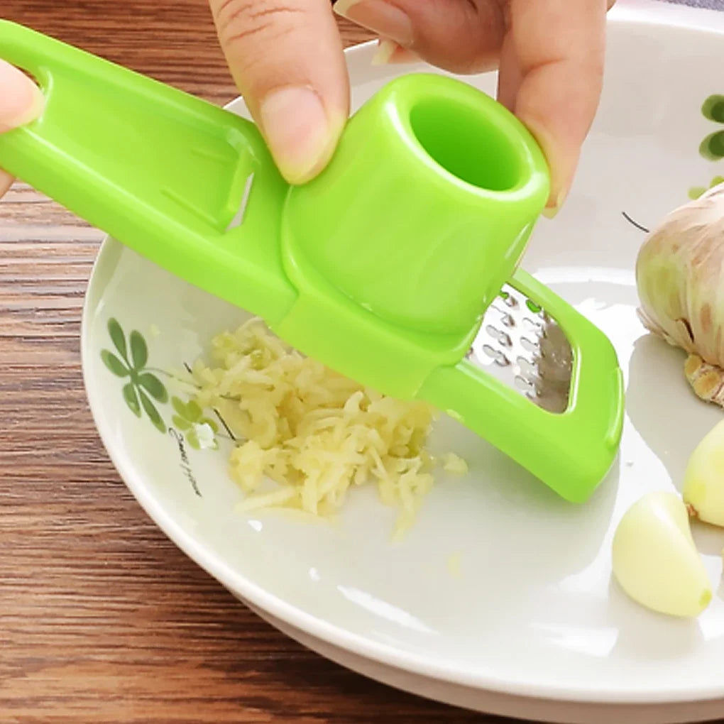 1PCS Garlic Crusher Press Multi-Functional Manual Ginger Garlic Grinding Grater Cutter Garlic Peeler Kitchen Tools Gadgets