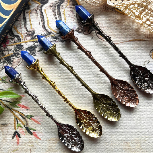 Copper & Lapis Lazuli Spoons