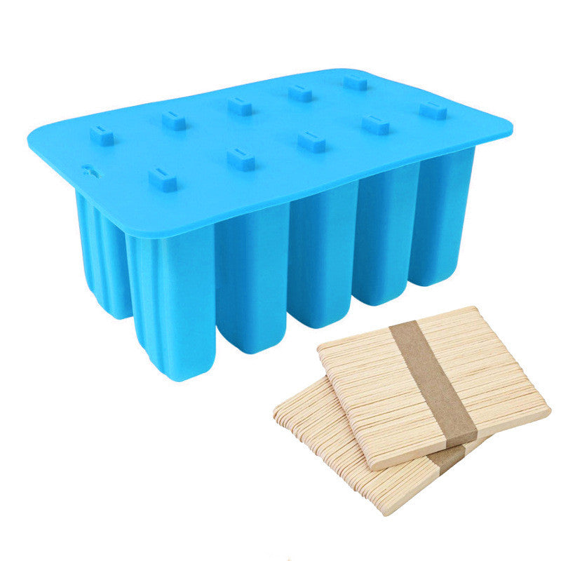 10 Ice Lolly Silicone Mold