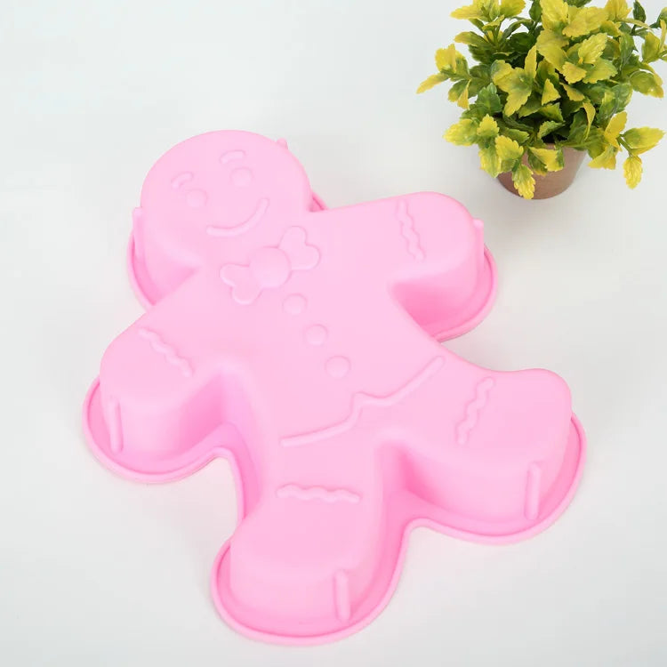 1Pc Christmas tree Silicone Fondant Molds Resin Mold Baking Accessories Christmas Wedding Cake Decorating Tools