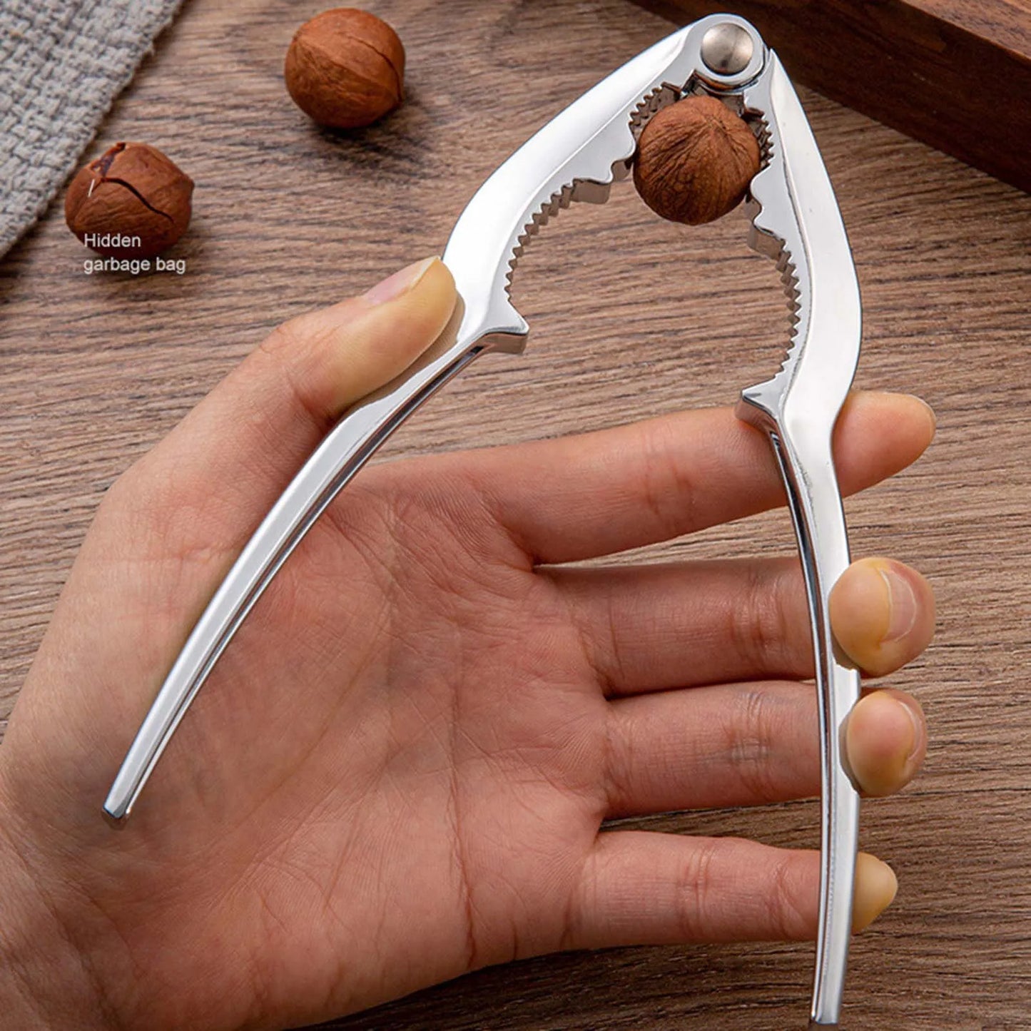 Multifunctional Kitchen Nutcracker Ergonomic Design Portable Dried Fruit Opener Suitable for All Sorts of Nuts