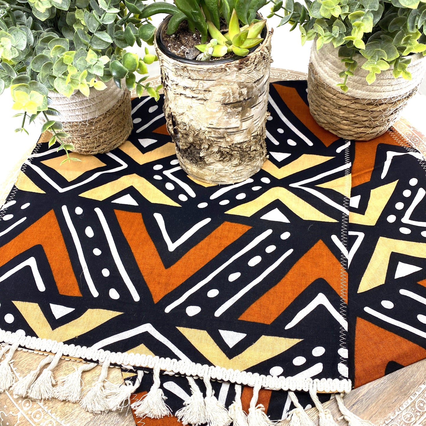 Wax Print Handmade Coffee Table Runner