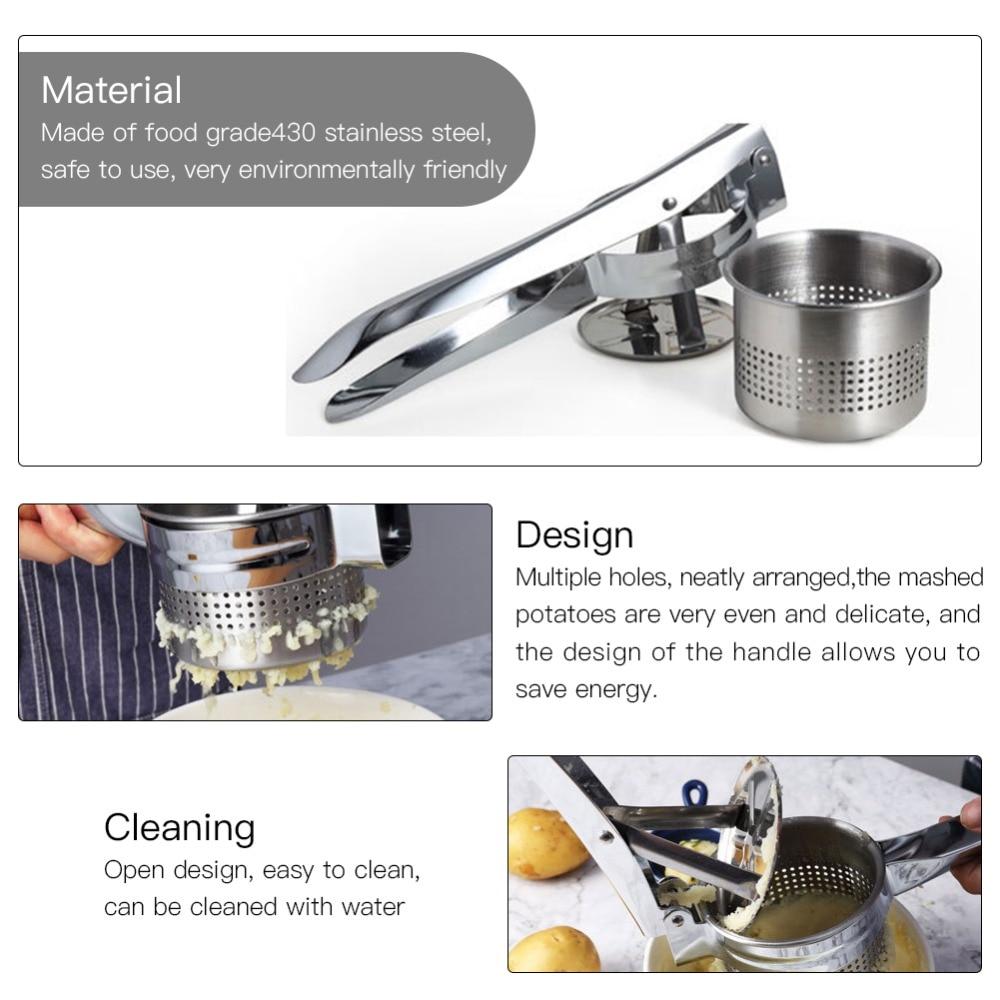 Stainless Steel Food Presser